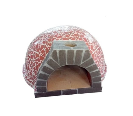 Material refractario 10 horno ardiente de madera portátil de cerámica del horno 70kgs de la pizza de los minutos