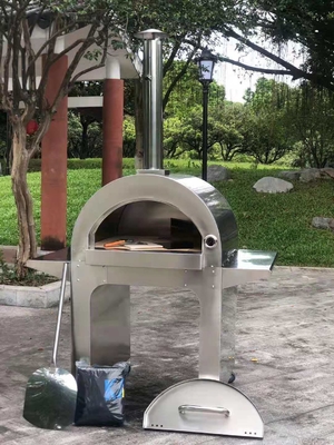 201 horno inoxidable al aire libre encendido de madera de acero inoxidable de la pizza del horno 900m m de la pizza