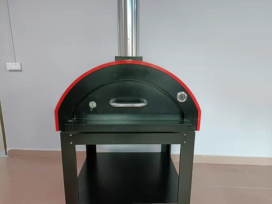 Pizza encendida de madera de acero inoxidable Oven Machine Outdoor del ladrillo
