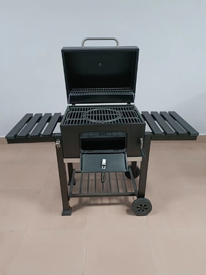 parrilla portátil del carbón de leña de 40kgs CSA parrilla ardiente de madera de acero inoxidable de 12,6 pulgadas