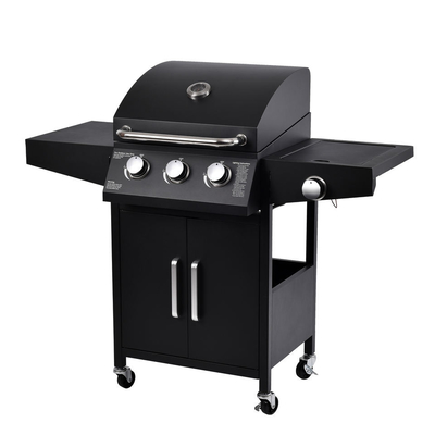 Pulverice la parrilla de acero revestida de la barbacoa de la cocina