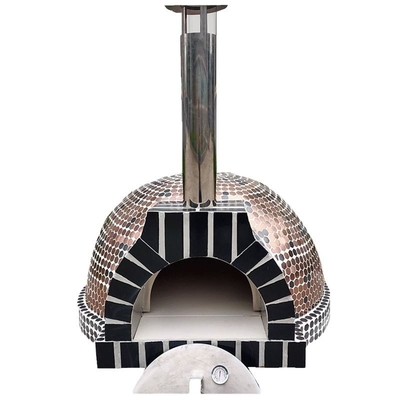 Horno de cerámica al aire libre italiano de la pizza