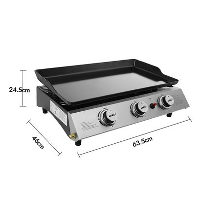 Barbacoa eléctrica de la plancha del CT 201 CSA Teppanyaki de la parrilla sana de la BARBACOA para acampar