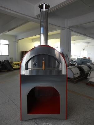 horno encendido madera de madera de acero inoxidable del acero del horno 201ss de la pizza de 840m m