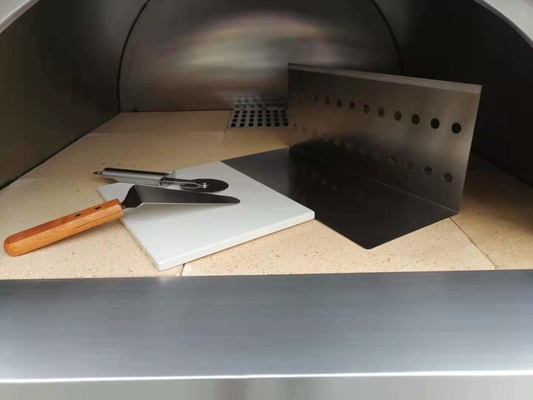 201 horno inoxidable al aire libre encendido de madera de acero inoxidable de la pizza del horno 900m m de la pizza