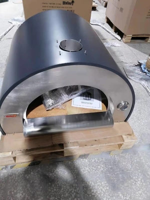 Pele el horno de acero inoxidable del ladrillo encendido de madera de Oven Wood Fired 830m m de la pizza