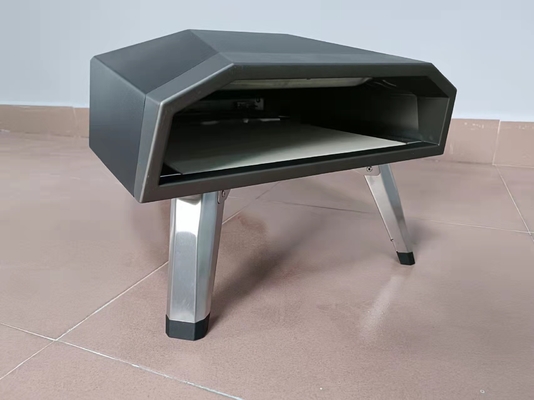 Horno de pizza de acero inoxidable con paredes aisladas