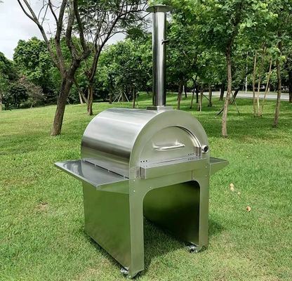 Horno de madera de acero inoxidable grueso de madera del horno 30m m de la pizza del acero inoxidable del CE