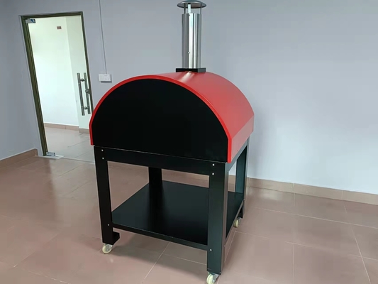 horno ardiente de madera encendido de madera de acero inoxidable de la espátula del horno AGA de 2200m m