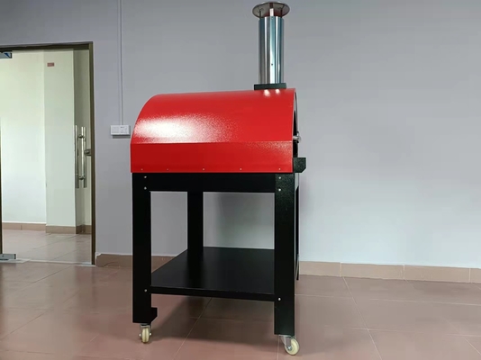 Pizza encendida de madera de acero inoxidable Oven Machine Outdoor del ladrillo