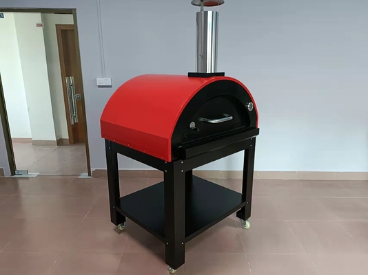 Horno encendido de madera encendido de madera de acero inoxidable de la pizza del ladrillo del horno AGA de la pizza