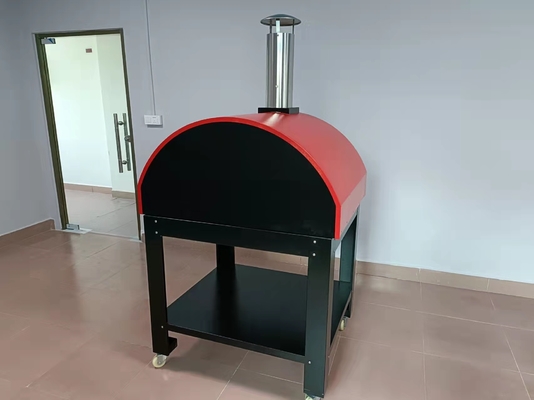 Horno encendido de madera encendido de madera de acero inoxidable de la pizza del ladrillo del horno AGA de la pizza