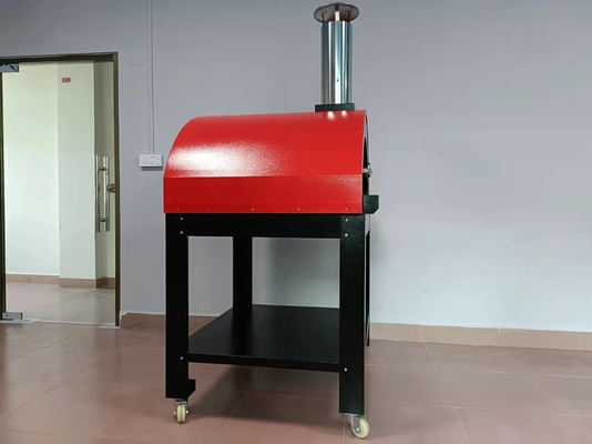 Horno encendido de madera encendido de madera de acero inoxidable de la pizza del ladrillo del horno AGA de la pizza
