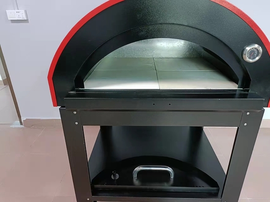 Horno encendido de madera encendido de madera de acero inoxidable de la pizza del ladrillo del horno AGA de la pizza