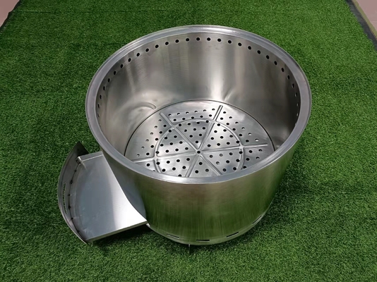 El fuego portátil de la pizza que cuece marca con hoyos el fuego durable Pit For Firewood Logs