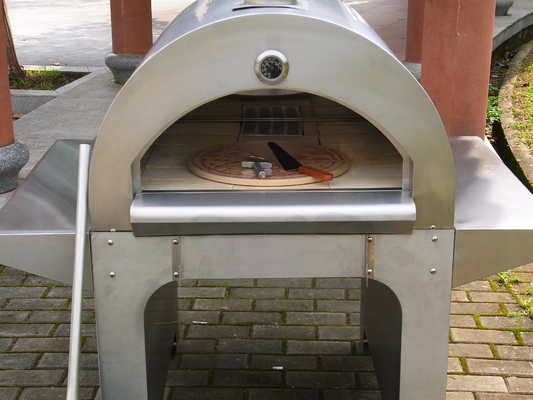horno encendido madera encendido de madera de acero inoxidable de la estufa del horno CSA de la pizza de 720m m AGA